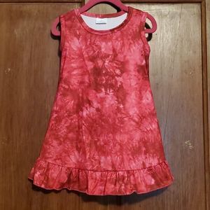NEW HOT PINK TIE DYE SUNDRESS